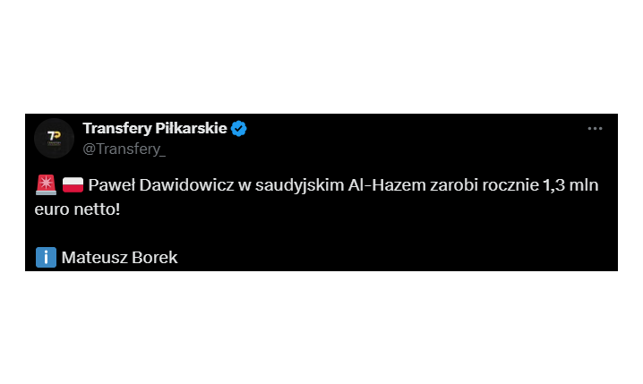 HIT! Oto PENSJA Pawła Dawidowicza w Arabii Saudyjskiej!
